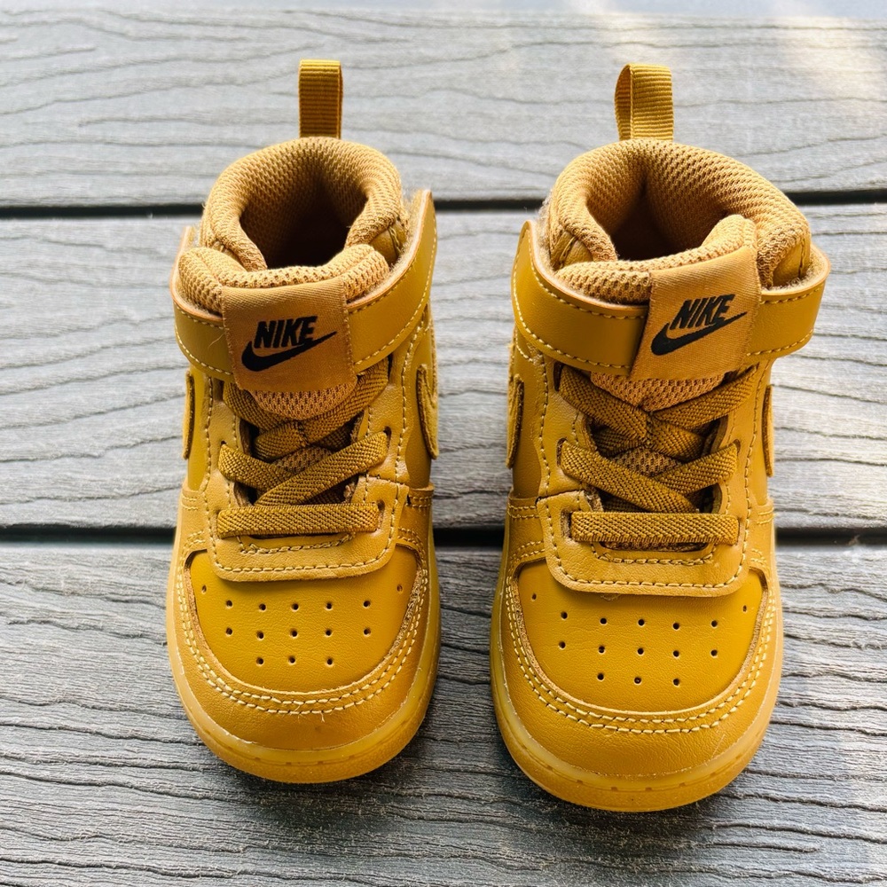 Nike Kids Mustard Yellow Sneakers